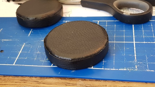 The finished lens caps