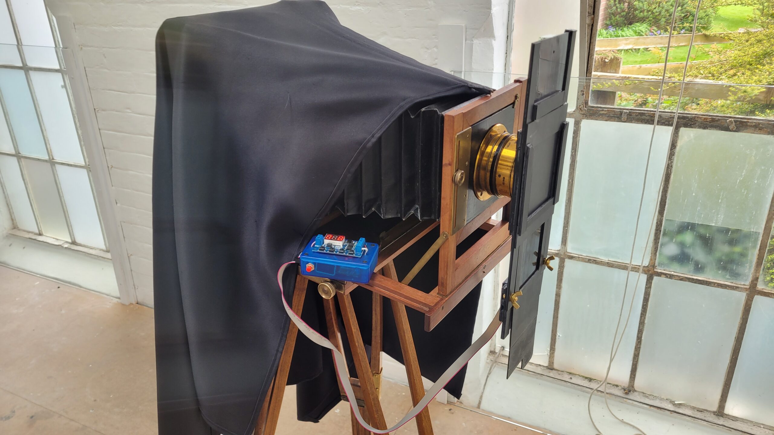 Large Format Drop Shutter in Action