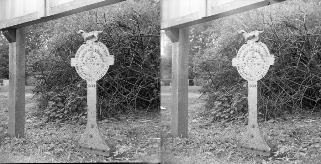 1933 Memorial to "Rover" Aldbourne village